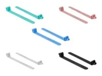 DELOCK Silikon-Kabelbinder 10 St. farbig