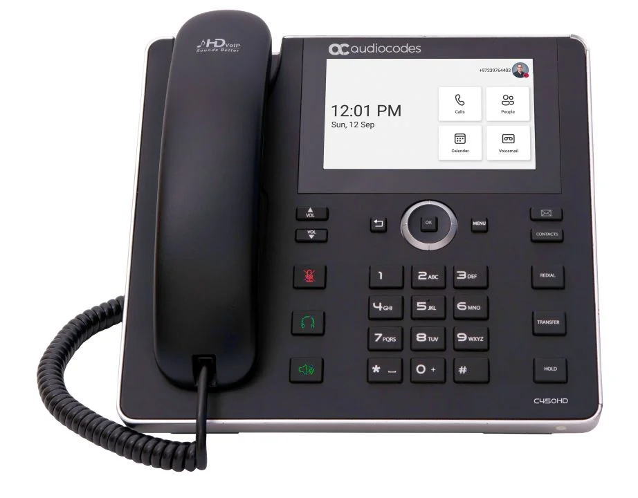 AudioCodes IPC450HD IP-Phone PoE GbE black