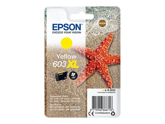 EPSON 1LB Singlepack Yellow 603XL w/s
