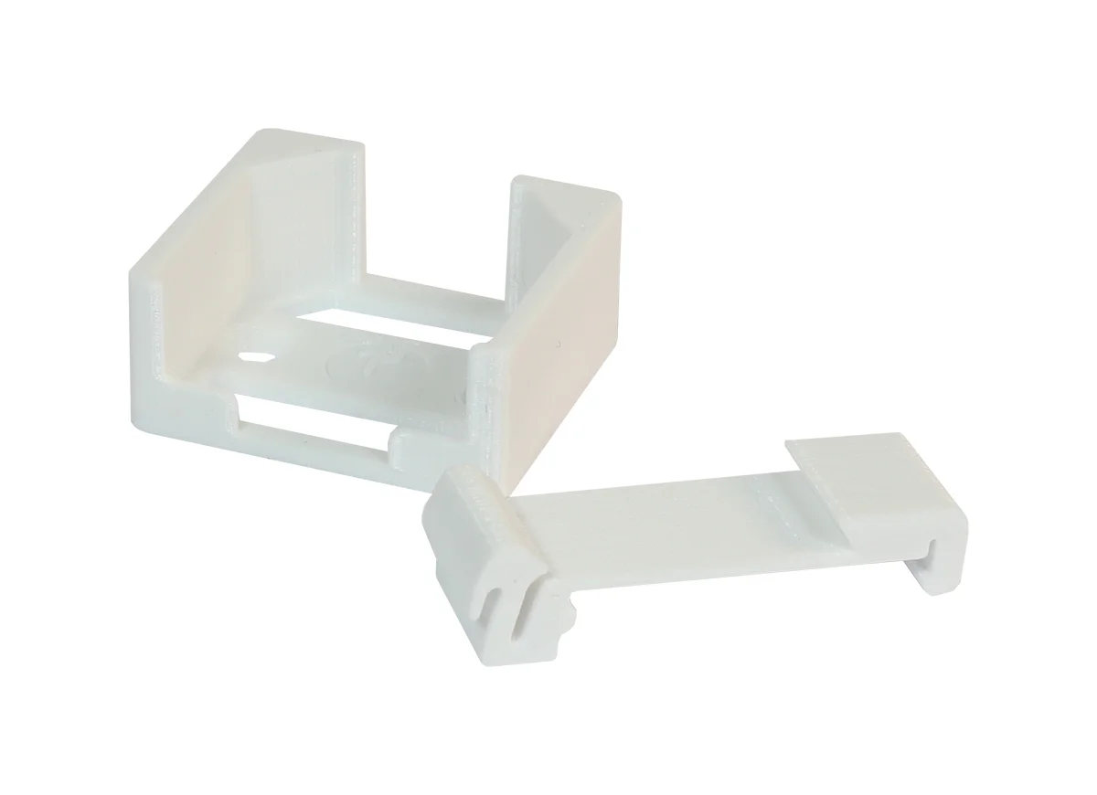 Shelly Zubehör / Kombinierbarer Wand-/ Hutschienenhalter für Shelly 1L/Dimmer2/RGBW2 - Wand- und Hutschiene