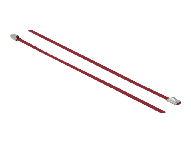 DELOCK Kabelbinder L 200 x B 4,6mm rot