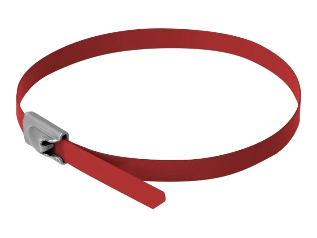 DELOCK Kabelbinder L 400 x B 4,6mm rot