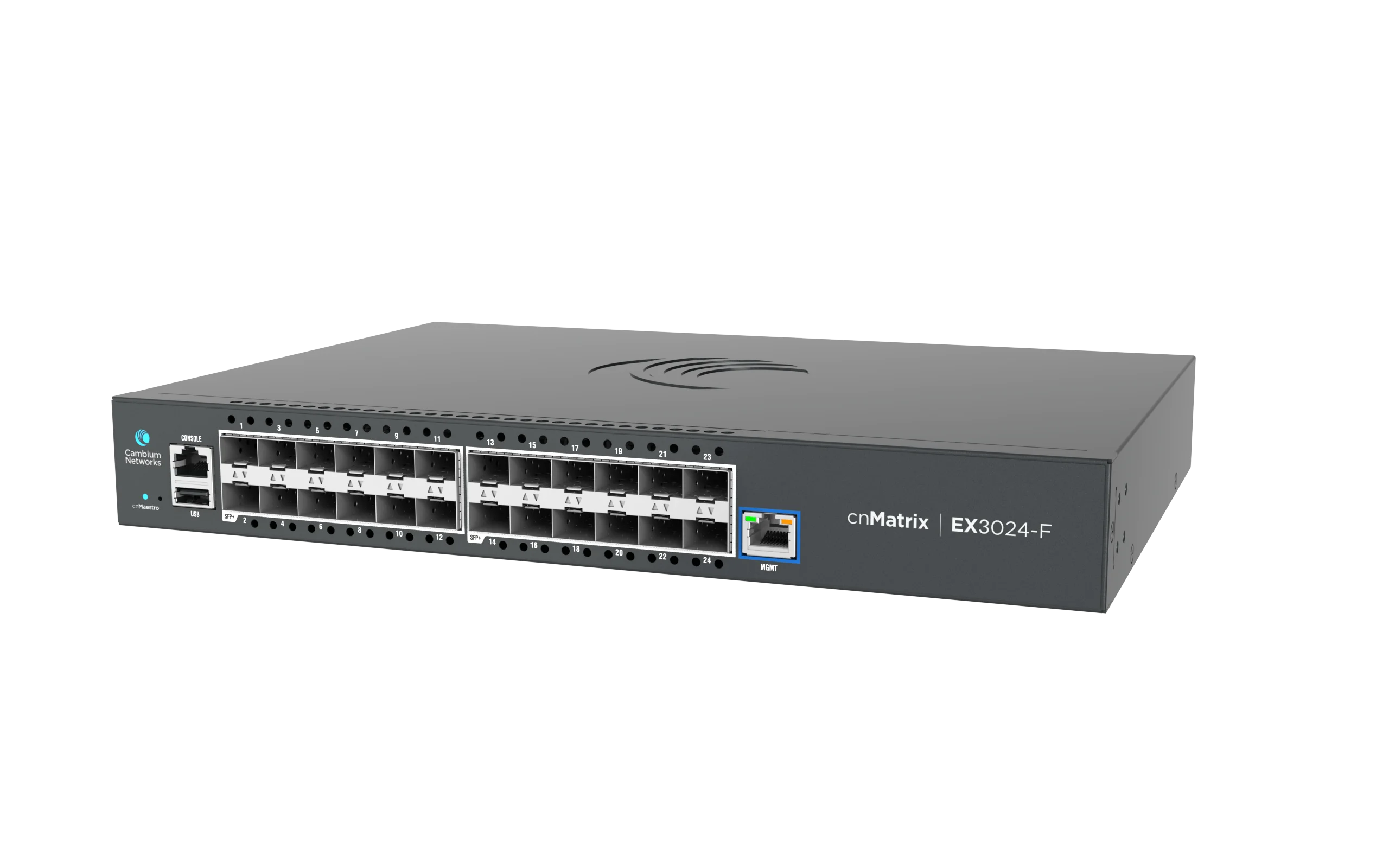 Cambium Switch full managed Layer3 24 Port • 24x 10 SFP+ • 19” • EX3024F