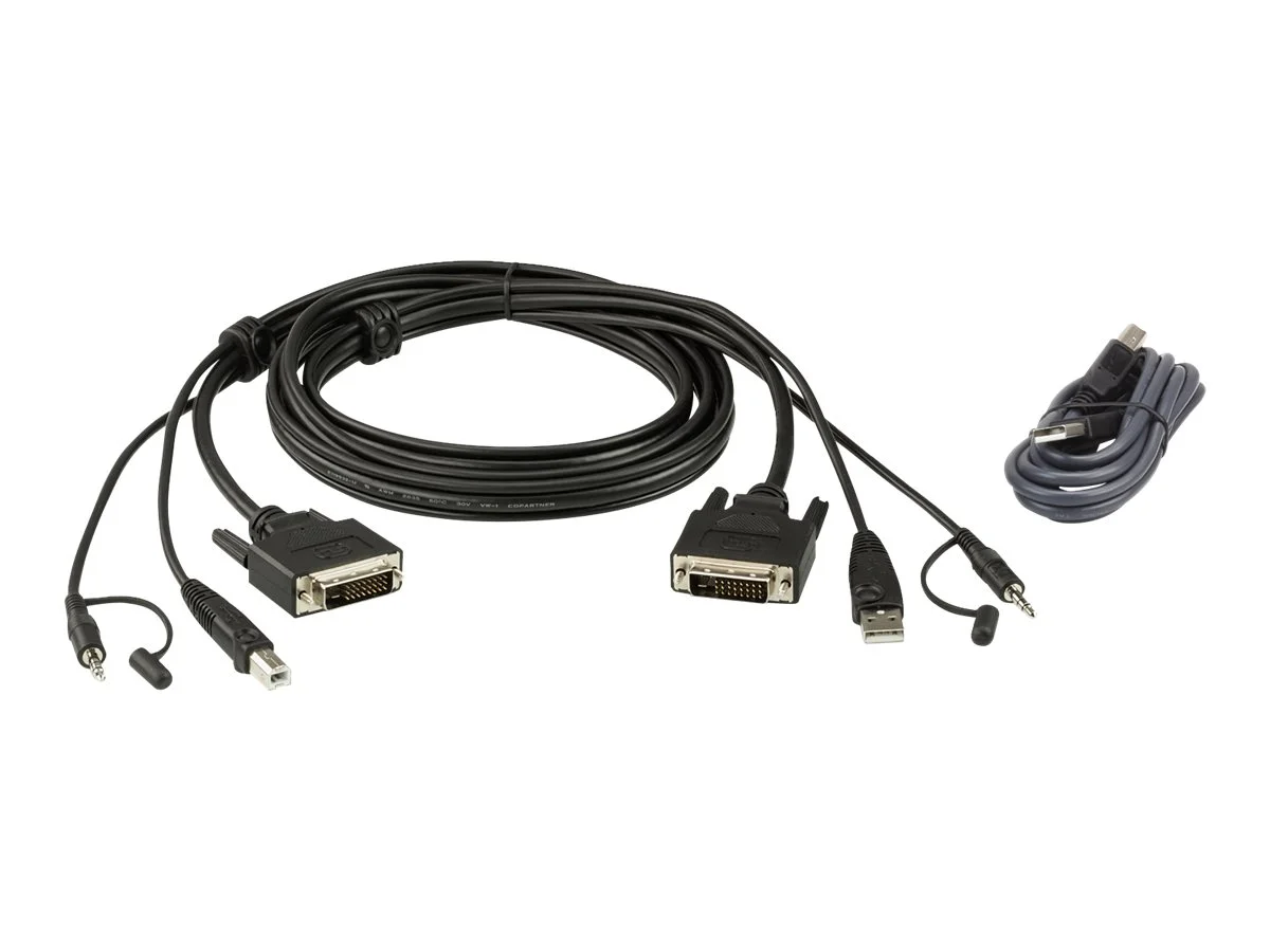 ATEN 2L-7D02UDX2 USB DVI-D Kabel Set