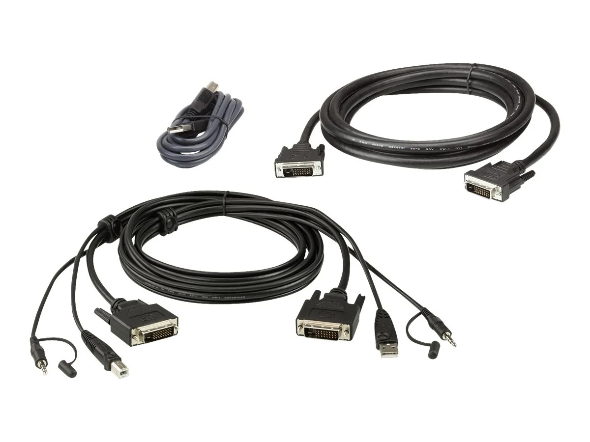 ATEN 2L-7D02UDX3 USB DVI-D Kabel Set