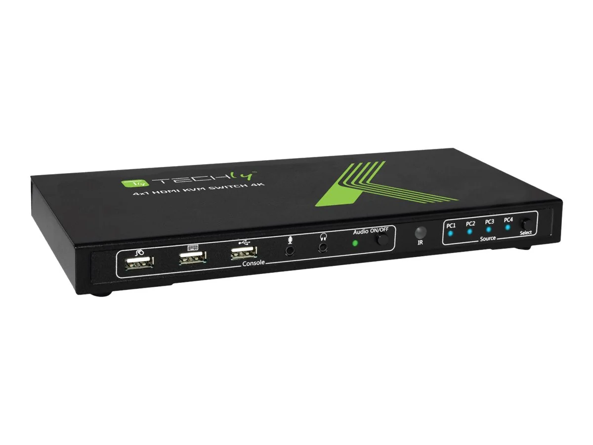 TECHLY USB HDMI KVM Switch 4X1 4K2K