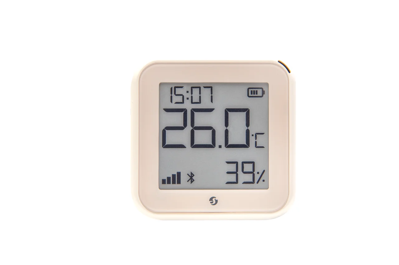 Shelly · Plug & Play · " H&T Gen. 3 Ivory" · Temperatur- & Feuchtigkeitssensor · WLAN · BT · USB C / Batterie (n.e.)