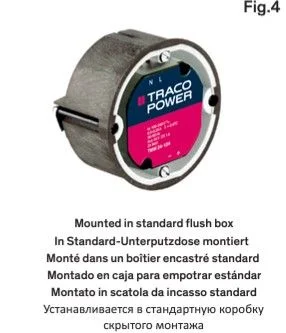 Synergy 21 Netzteil - 24V 36W - für Unterputzdose