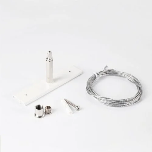 Powergear 48V 1 VERSTÄRKUNG FÜR DIE DECKENMONTAGE MIT Seil, Weiß, 3 meter