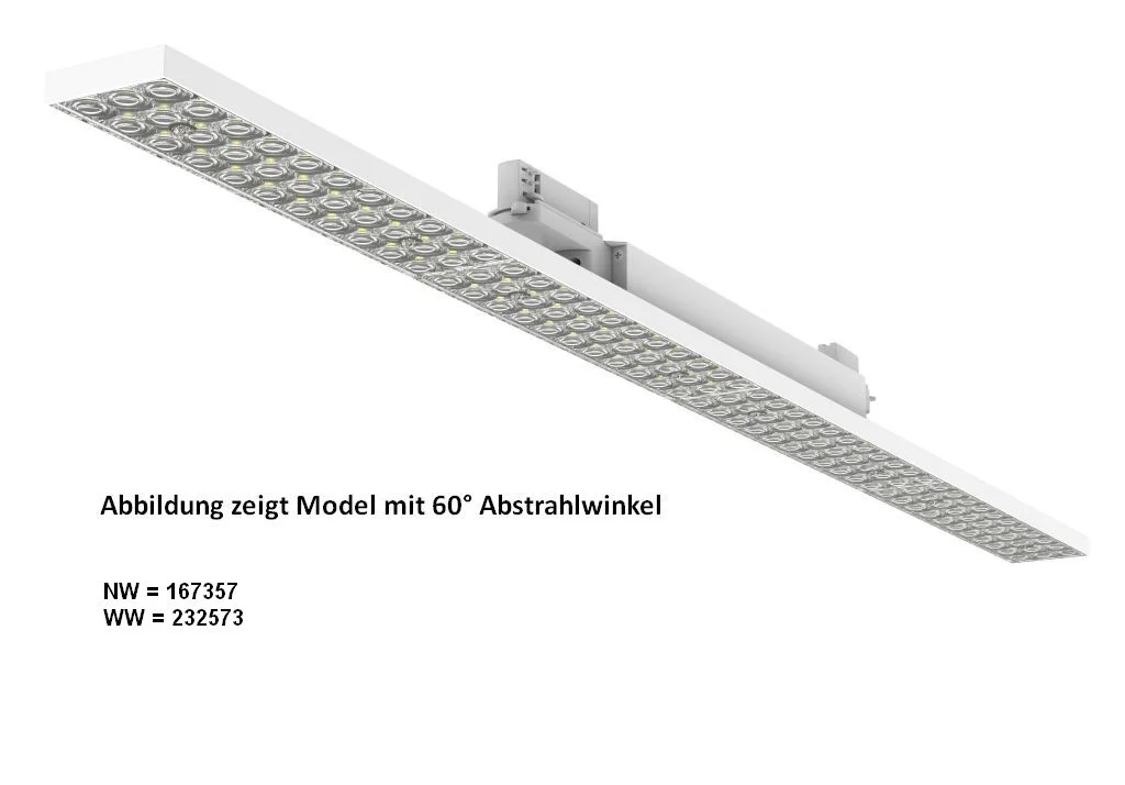 Synergy 21 LED Track-Serie für Stromschiene VLE-Serie 48W, 120°, ww, CRI>90 B