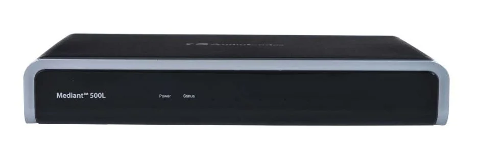 Audiocodes " Mediant 500L with 4 BRI Voice Interfaces and 1000Base-T WAN WAN Interface, with 5PPM clock"