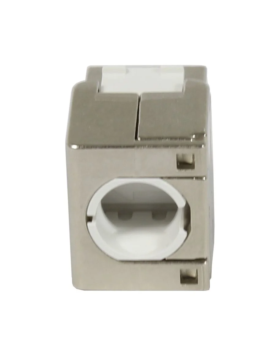 Dosen TP, AP,2-fach(Eckiger Außenrahmen), CAT6A, Keystone Short, Reinweiss, Synergy 21,