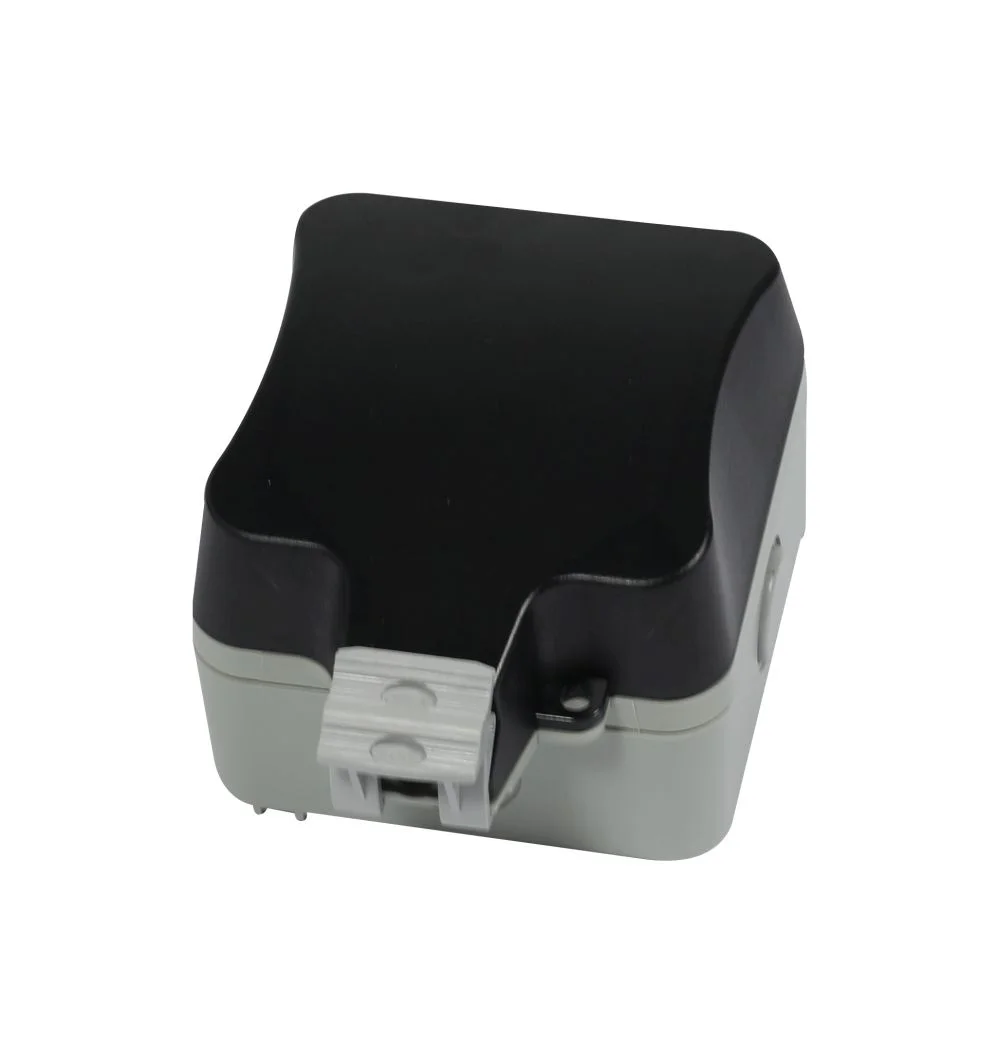 Dosen TP, AP(IP66),2-fach(Eckiger Außenrahmen), CAT6A, Keystone Slim-line/Short 3P, Reinweiss, Synergy 21,