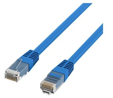 Patchkabel RJ45, CAT6 250Mhz, 0.5m blau, UTP(U/UTP), PVC, *Bulkware*