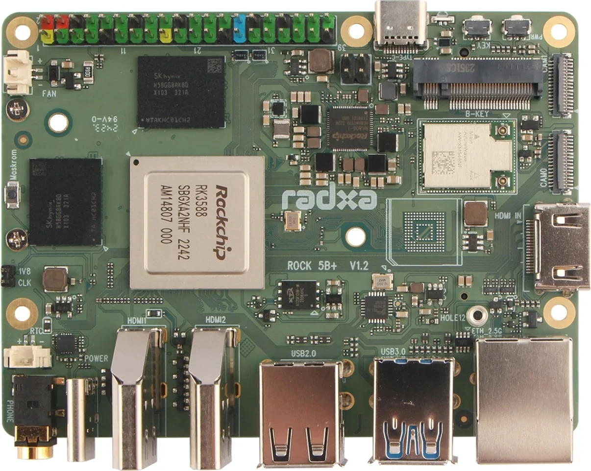 Radxa ROCK 5B+ RK3588 16GB LPDDR4 RS129-D16E0