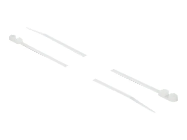 DELOCK Kabelb L 300 x B 4,8mm weiss 10St