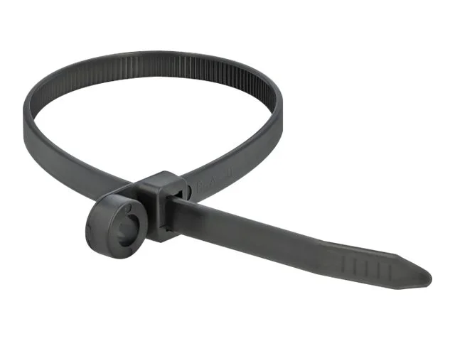 DELOCK Kabelb L 300 x B 7,6mm schw 10St