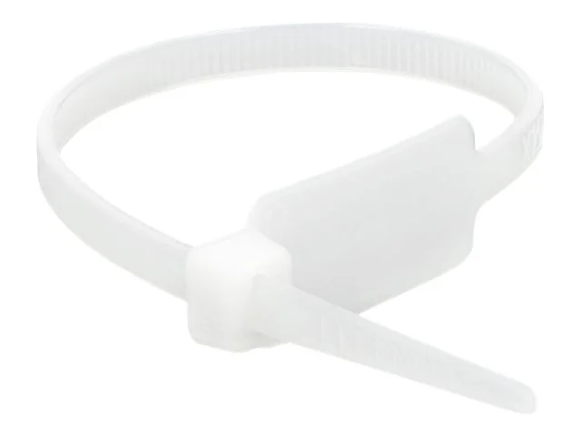 DELOCK Kabelb L 190 x B 4,8mm weiss 10St