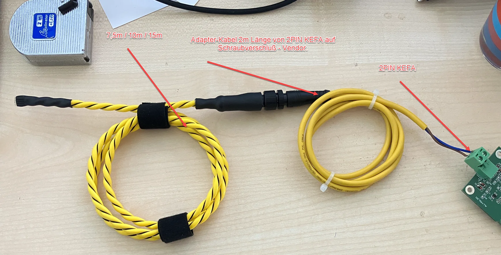 ALLNET MSR Sensor zbh. Leckage Kabel 10m+2m Kabellänge.