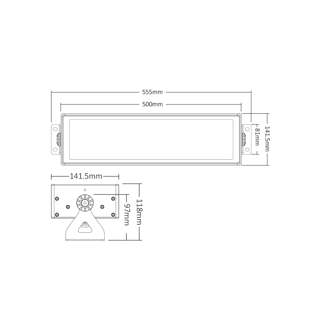 Synergy 21 LED Garten Lampe (Wallwasher) 100W RGB-WW (CCT) mit Funk und WLAN IP66 2,4 GHz HF *Milight/Miboxer*