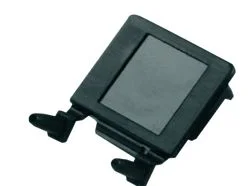 Telegärtner Modul, zbh. Schutzklappe für AMJ/AMJ-S/AMJ-SL, Schwarz, 100-Pack