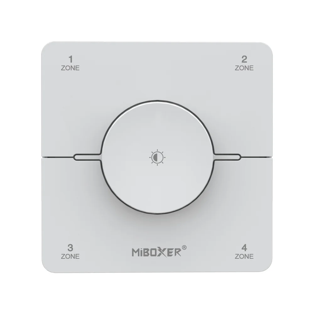 Synergy 21 LED Fernbedienung 2,4GHz dual white (CCT) 4 Zonen Drehbares Panel (w) *Milight/Miboxer*