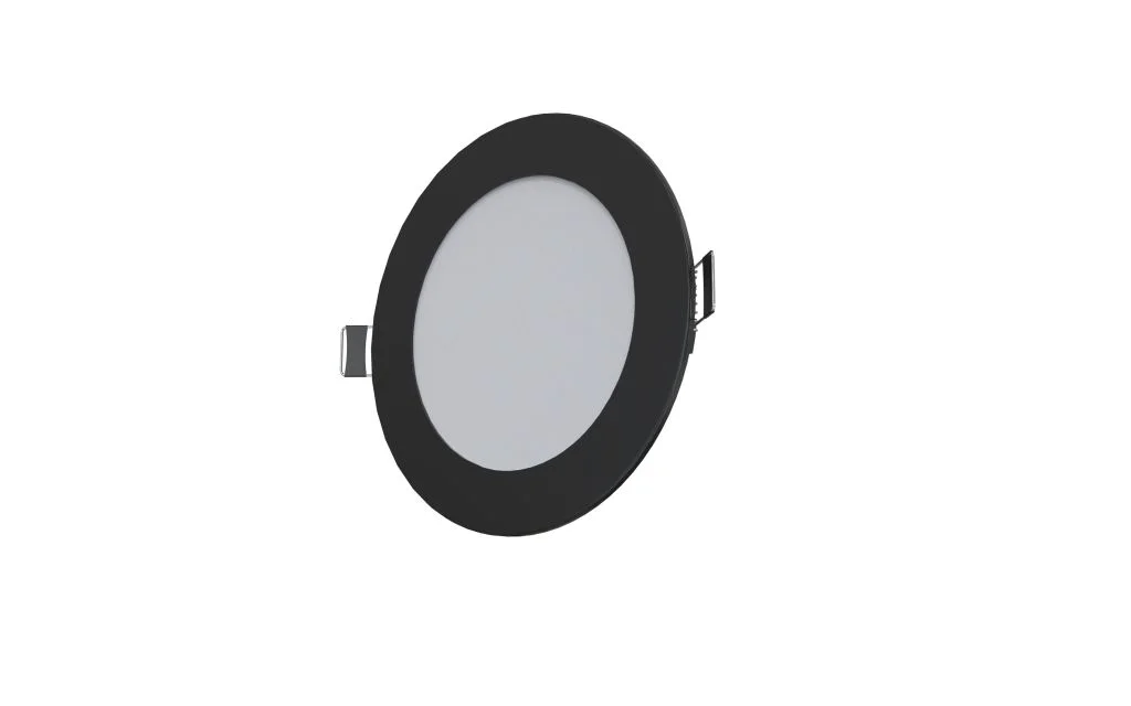 Synergy 21 LED Ultra Slim LED Panel Light V6 6W dual white (CCT) Schwarz 24V