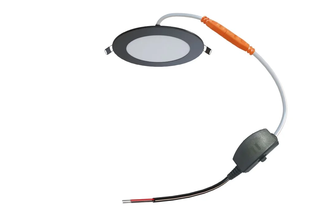 Synergy 21 LED Ultra Slim LED Panel Light V6 6W SWW/WW/NW (3CCT) Schwarz 24V