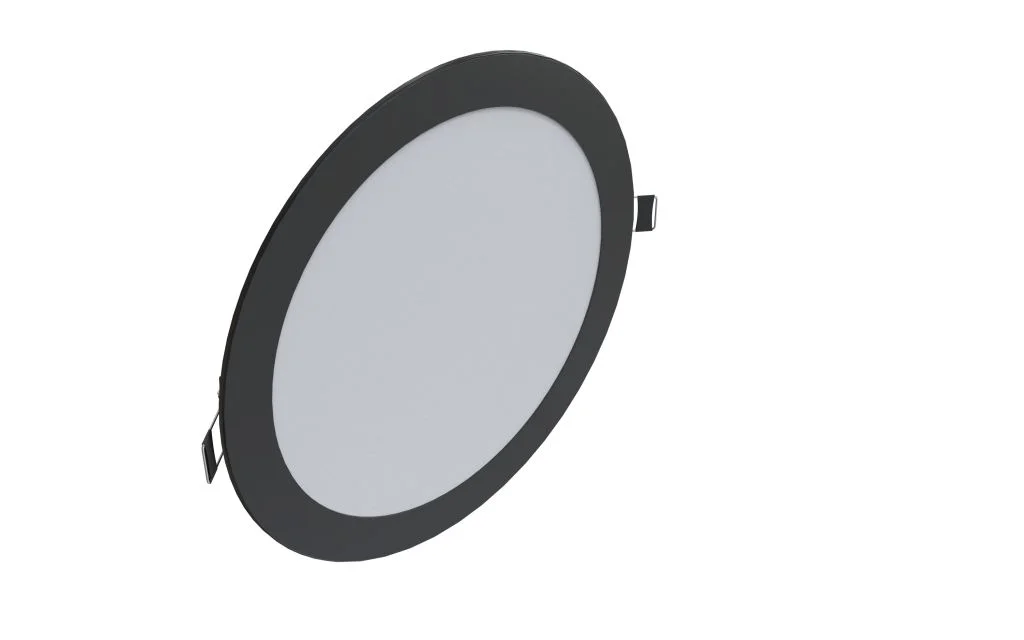 Synergy 21 LED Ultra Slim LED Panel Light V6 12W SWW/WW/NW (3CCT) Schwarz 24V