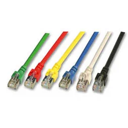 Patchkabel RJ45, CAT5e 100Mhz, 1.0m gelb, S-FTP(SF/UTP)