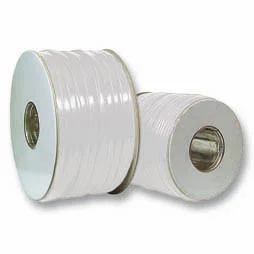 Kabel TK Flach 4 pol. 100m WEIß, flex, Flachkabel,