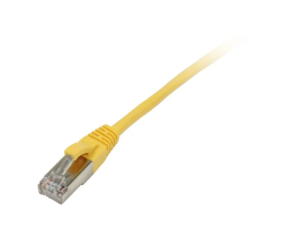 Patchkabel RJ45, CAT5e 100Mhz, 1.0m gelb, FTP(F/UTP), Synergy 21,