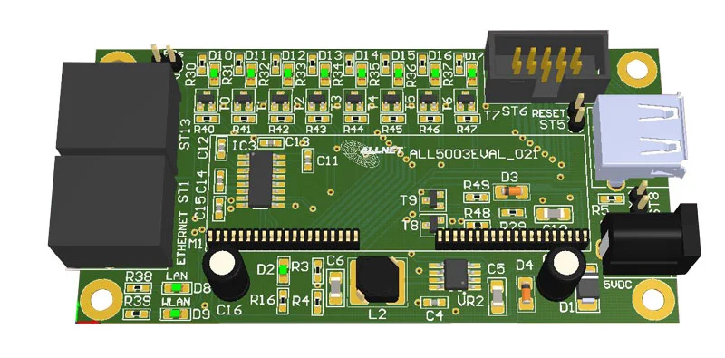 ALLNET MSR CPU ALL5003EVAL Entwicklungs- und Evaluation Kit für ALL5003CPU Board