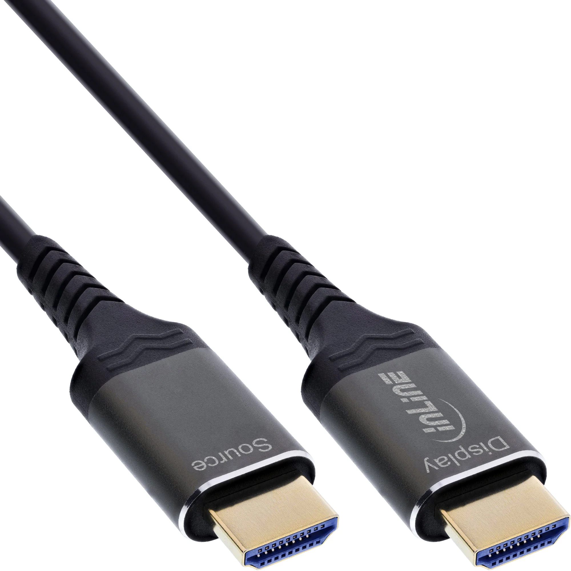 InLine® HDMI AOC Kabel, Ultra High Speed HDMI Kabel, 8K, Aluminium, 30m