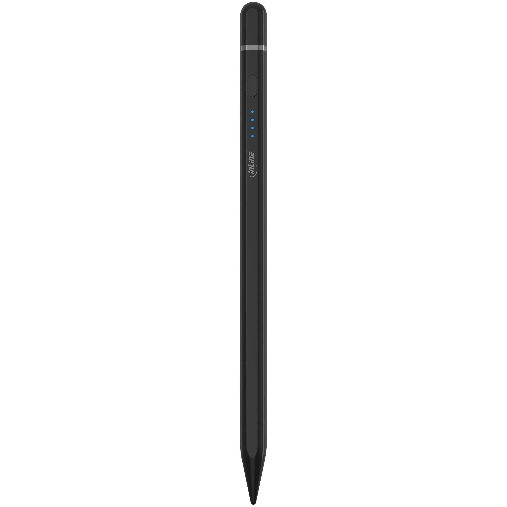InLine® Stylus, Tabletstift für Apple iPads, mit Akku, USB-C, schwarz