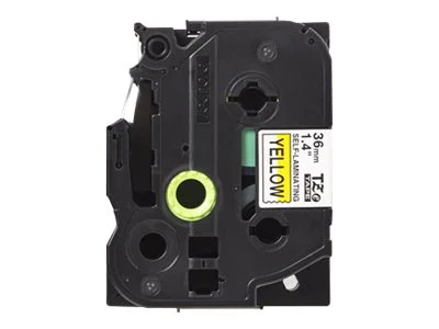 BROTHER TZeSL661 tape Black on Yellow 36