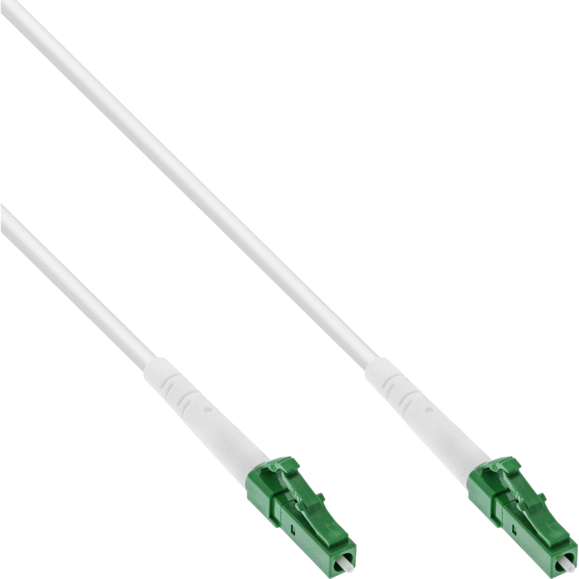 InLine® LWL Simplex Kabel, FTTH, LC/APC 8° zu LC/APC 8°, 9/125µm, OS2, 1m