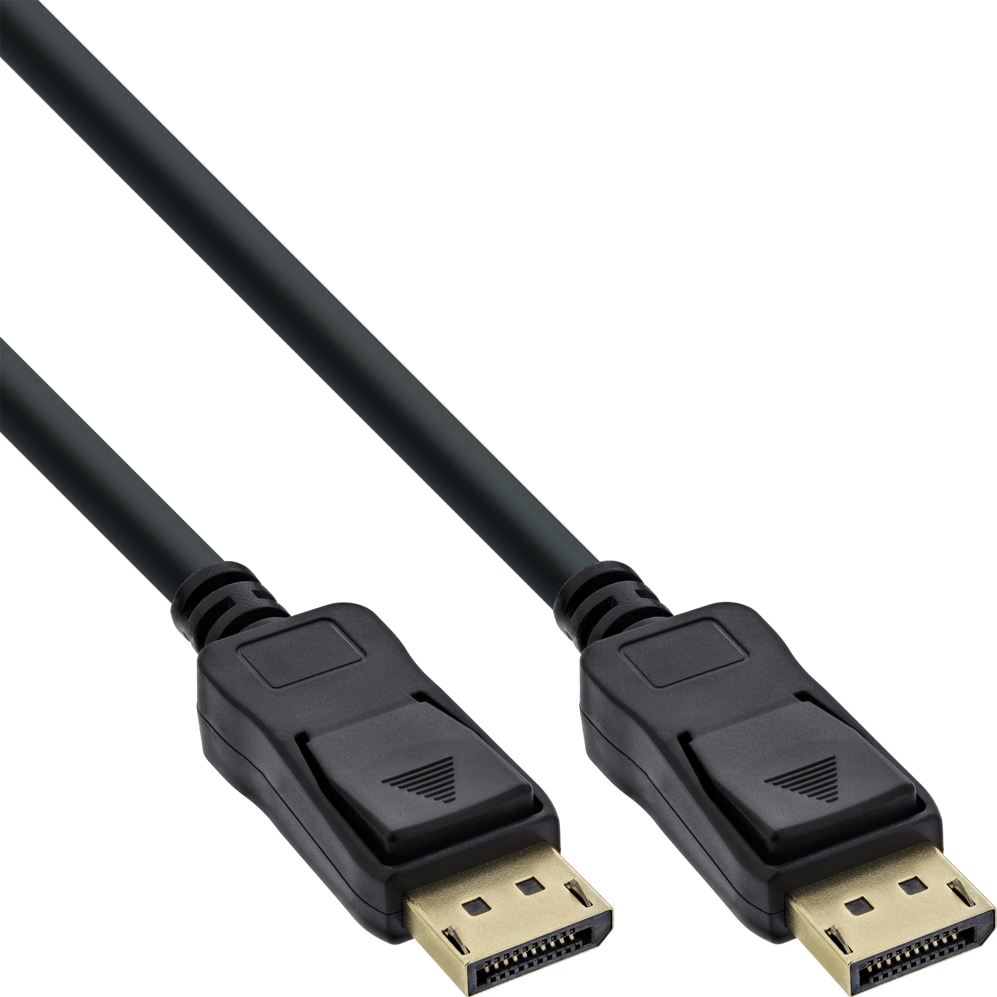 40er B-Pack InLine® DisplayPort Kabel, vergoldete Kontakte, schwarz, 1,5m