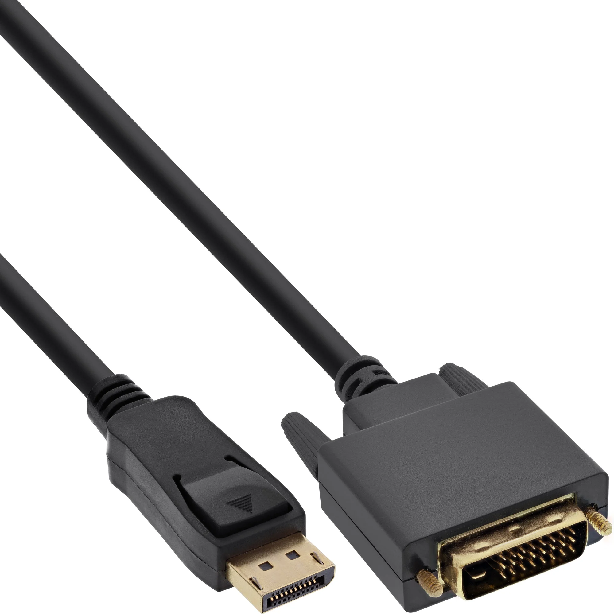 25er B-Pack InLine® DisplayPort / DVI Konverter Kabel, schwarz, 2m