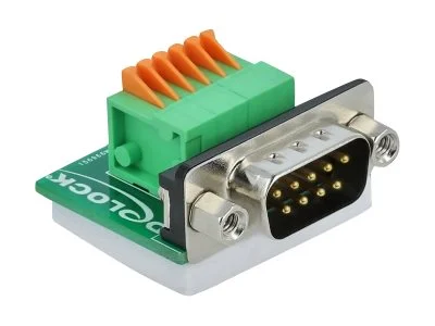 DELOCK D-Sub9 Stecker zu Terminalblock