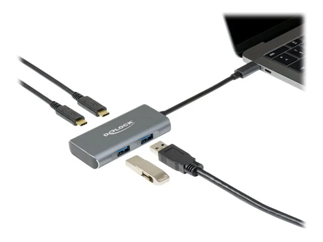 DELOCK Externer USB 3.2 Gen 2 USB Hub