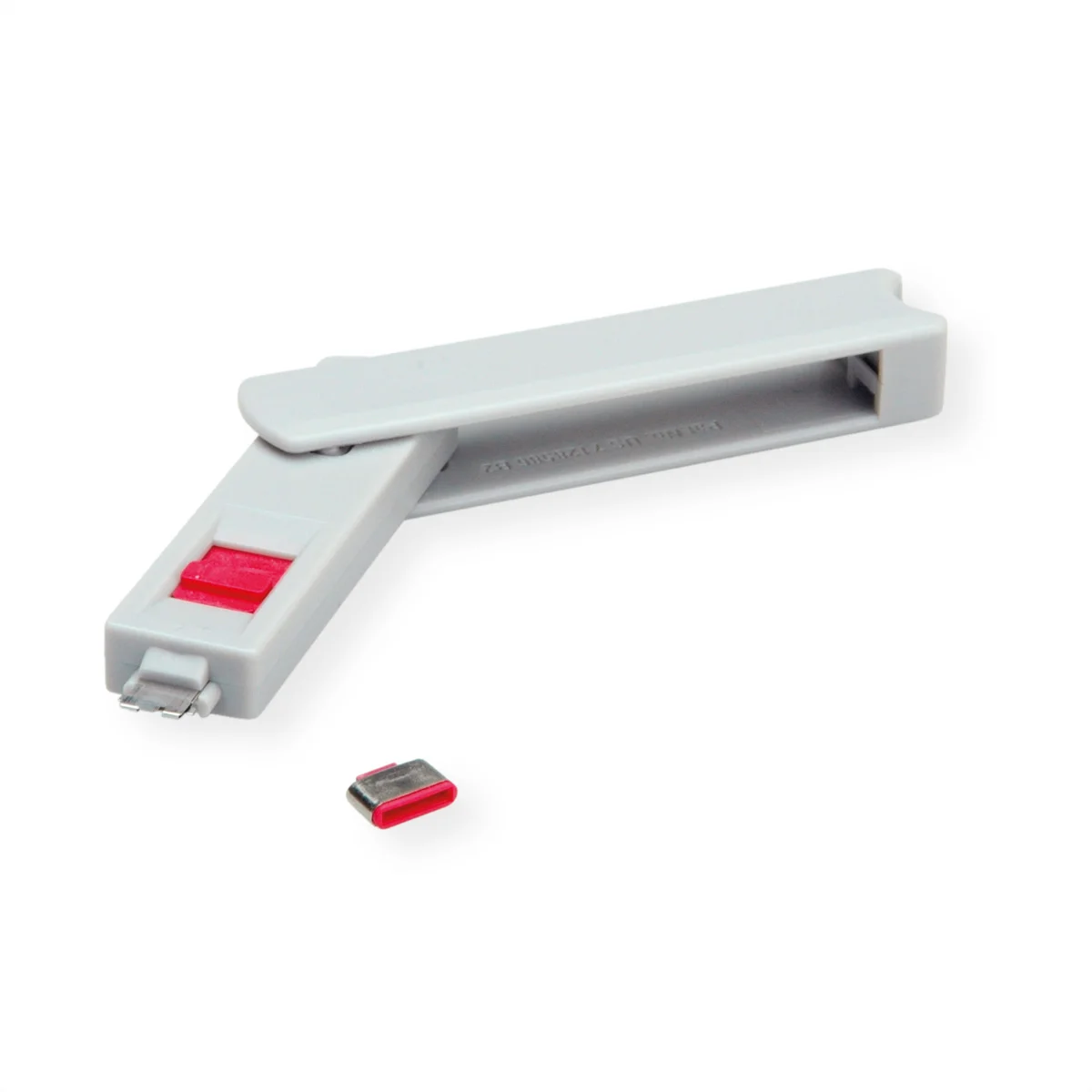ROLINE USB Typ C Port Blocker, 1x Schloss und 1x Schlüssel