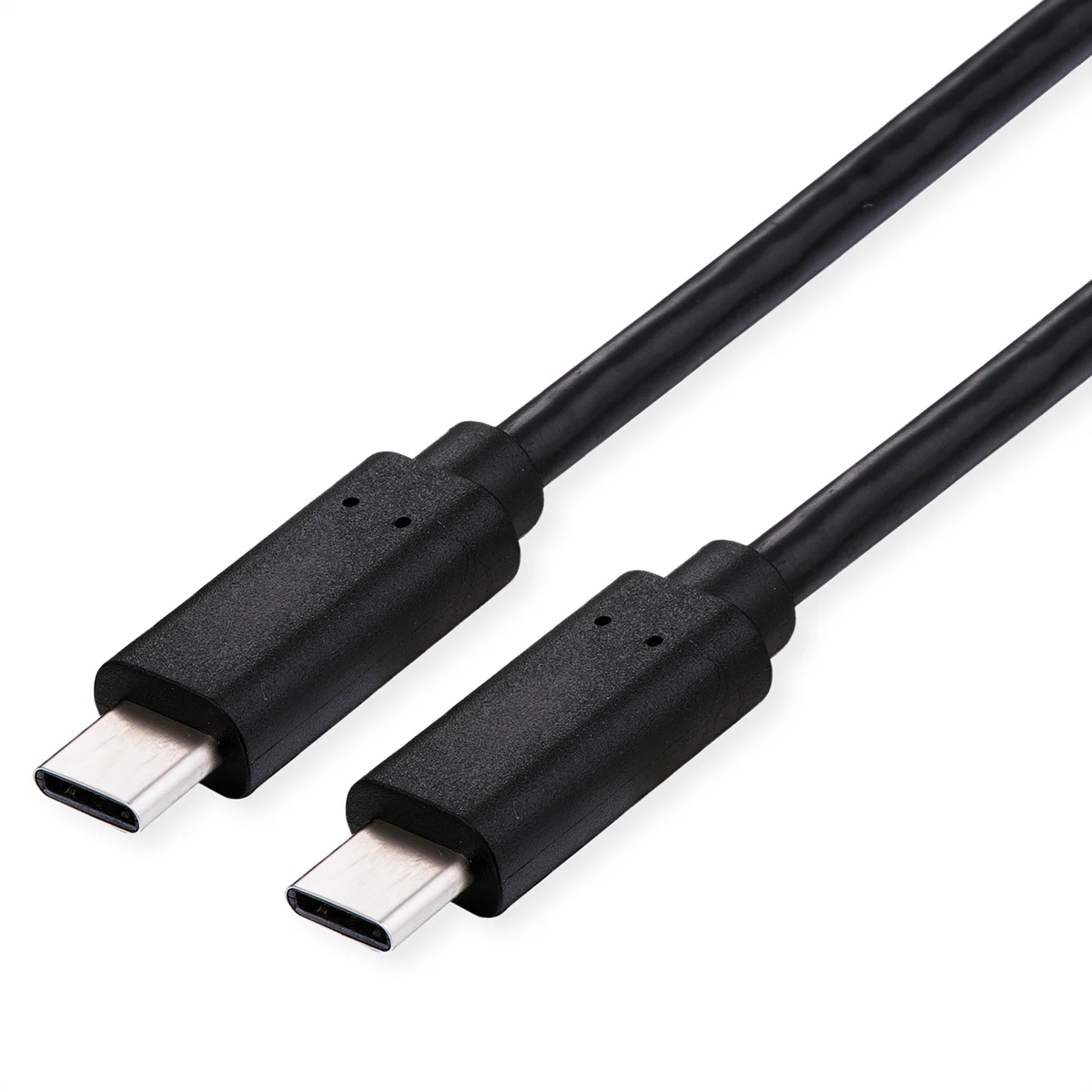 ROLINE USB4 Gen3x2 Kabel, C?C, ST/ST, 8K UHD-2, 40Gbit/s, 100W, schwarz, 0,5 m