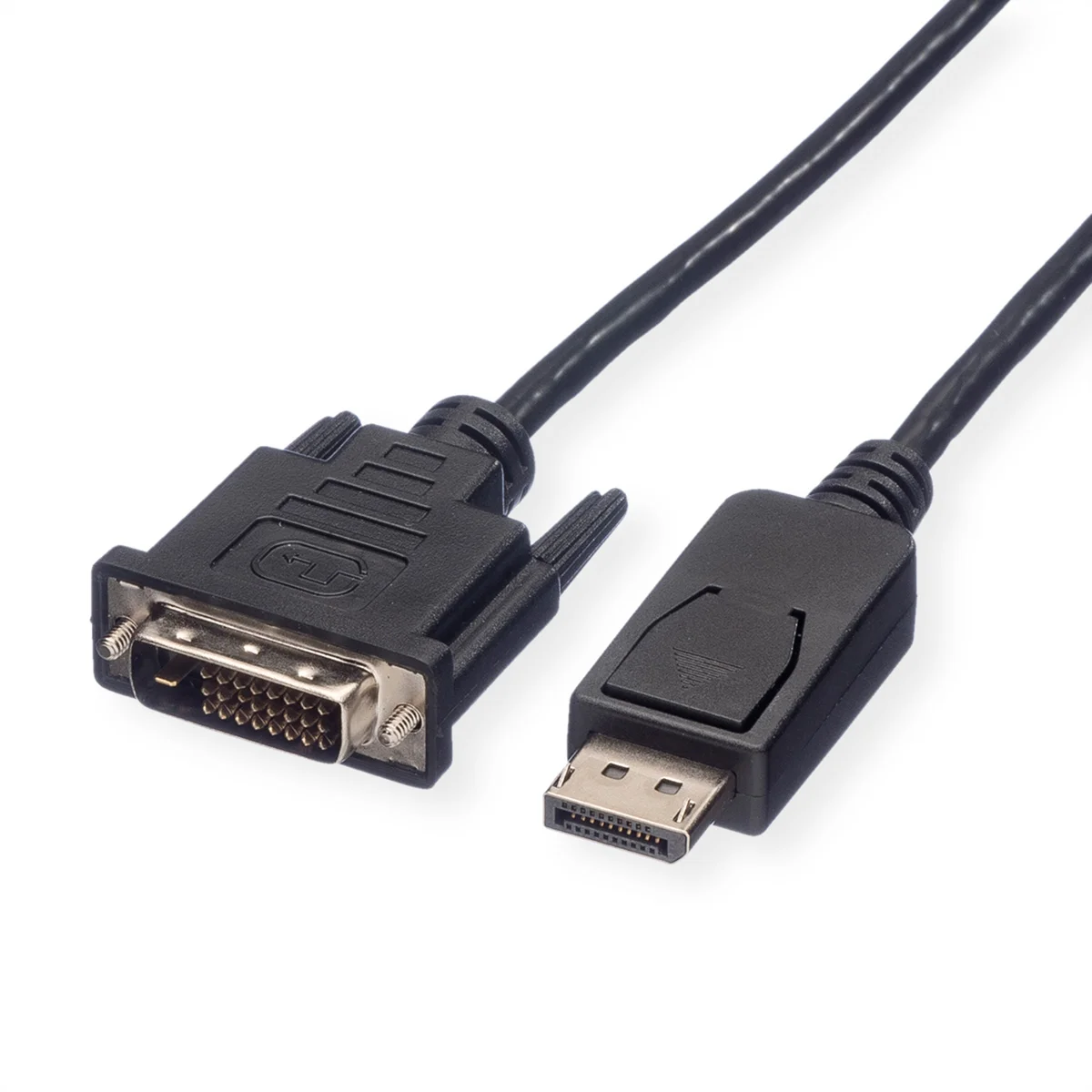 ROLINE DisplayPort Kabel DP ST - DVI ST, schwarz, 1 m