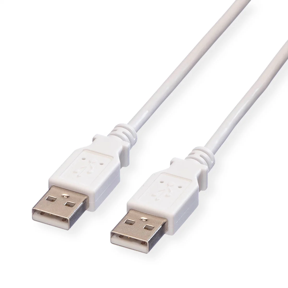 VALUE USB 2.0 Kabel, Typ A-A, weiß, 1,8 m