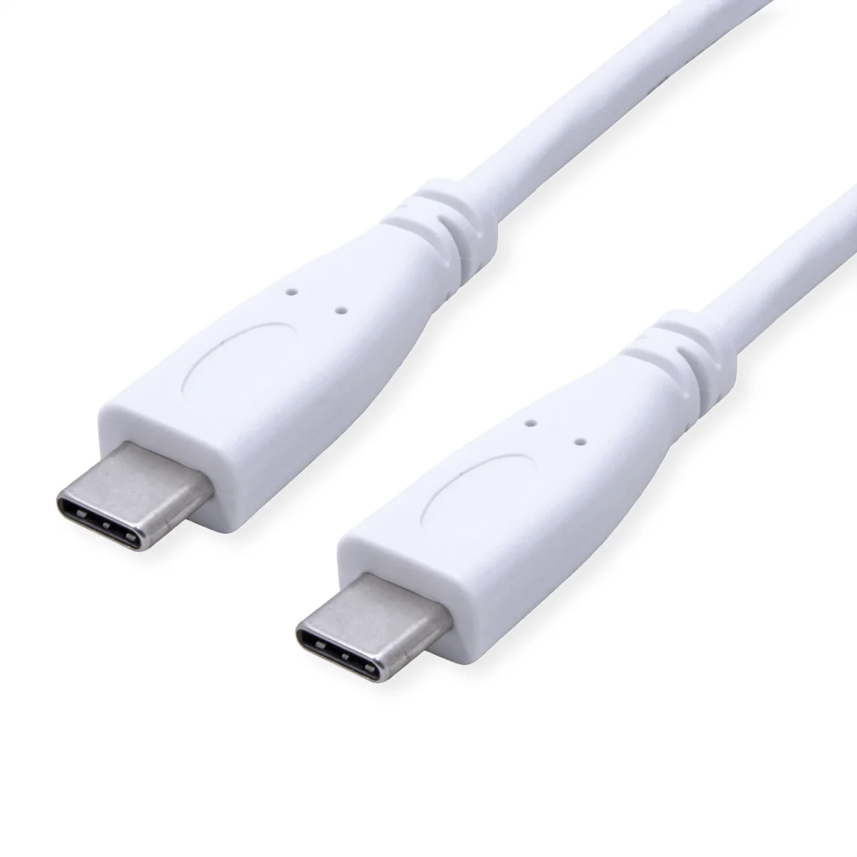 VALUE USB 3.2 Gen 2 Kabel, C-C, ST/ST, 4K UHD-1, 10Gbit/s, Emark, 100W, weiß, 1 m