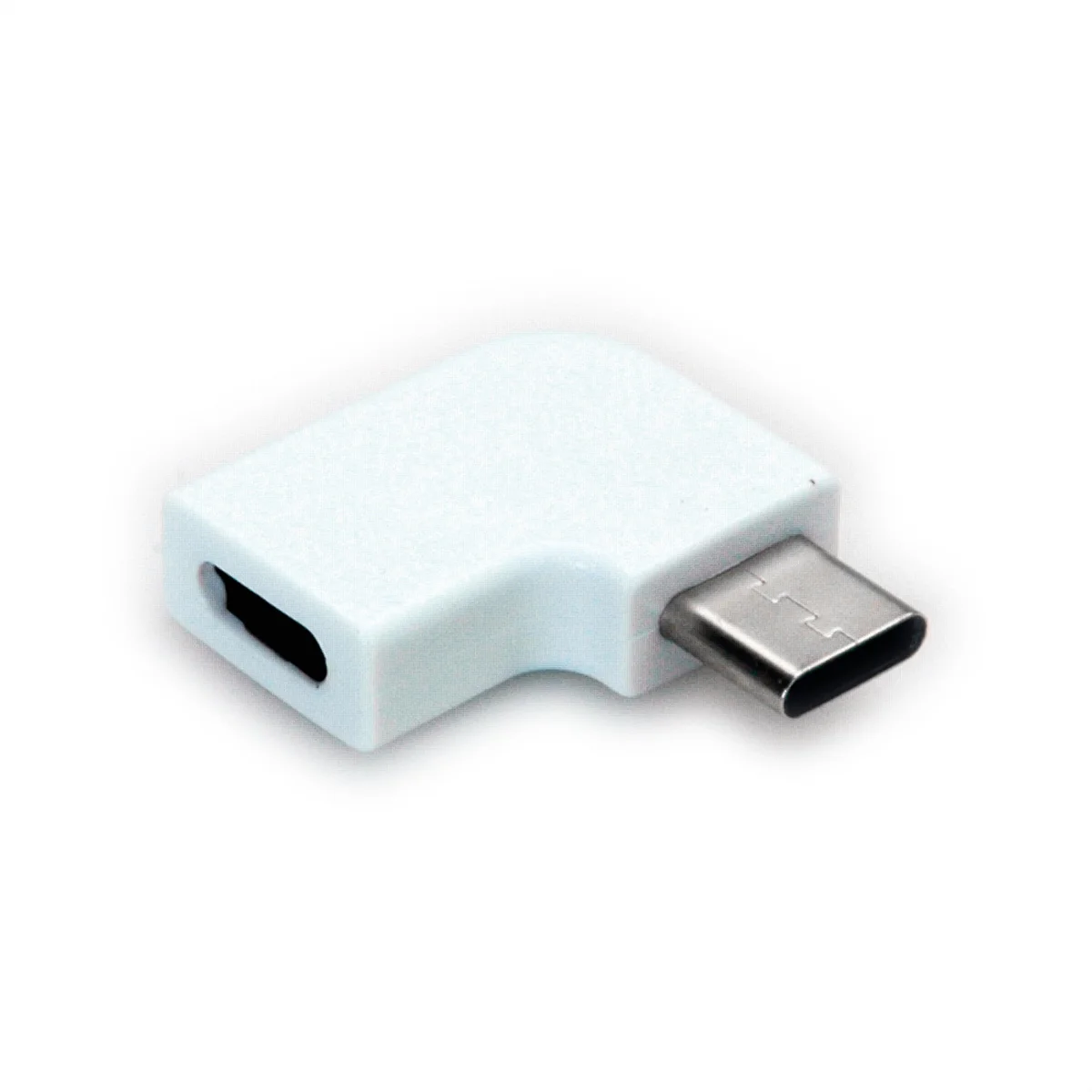 ROLINE USB 3.2 Gen 2 Adapter, USB Typ C - C, ST/BU, 90°, weiß
