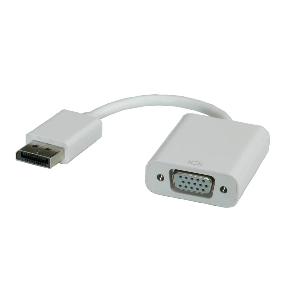 ROLINE DisplayPort-VGA Adapter, v1.2, DP ST - VGA BU, Aktiv
