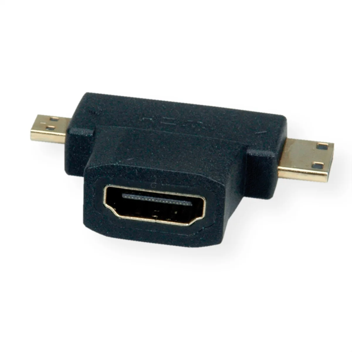 VALUE HDMI T-Adapter HDMI  - HDMI Mini + HDMI Micro