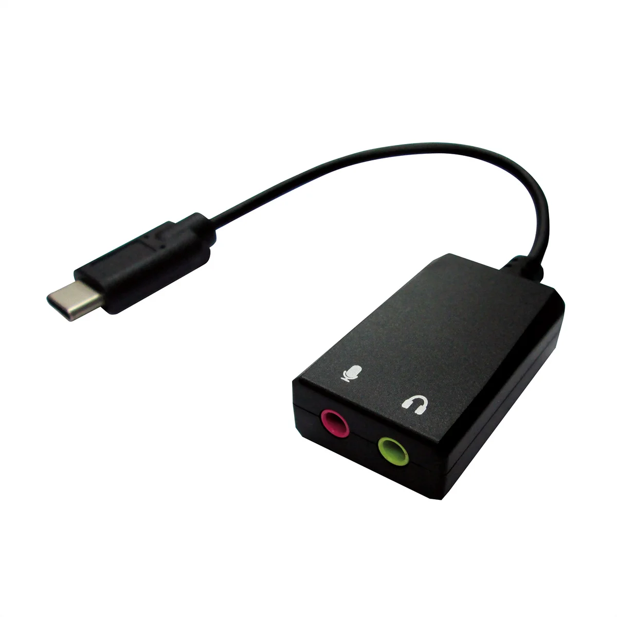 VALUE Adapter USB Typ C - 2x 3,5mm Audio, ST/BU, 0,13 m